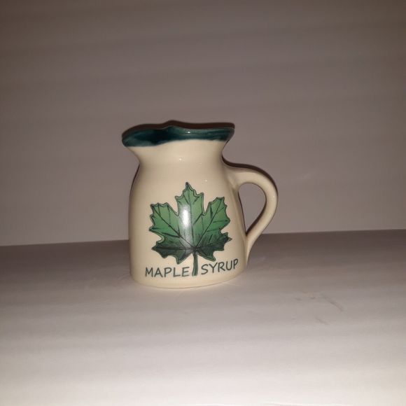 Great Bay Pottery Mapel Syrup Pitcher - Picture 2 of 10